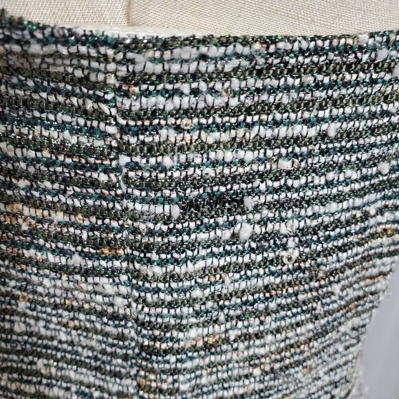 Lovers and Friends Revolve Green and White Bra Top Dress - Picture 7 of 11